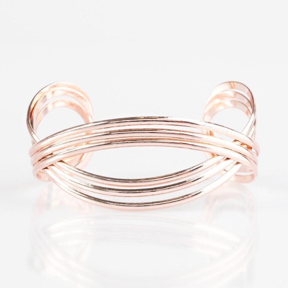 Paparazzi Fashion Scene Rose Gold Bracelet